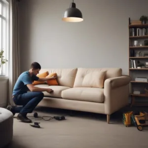 Customized sofa repair and restoration services in New Delhi.